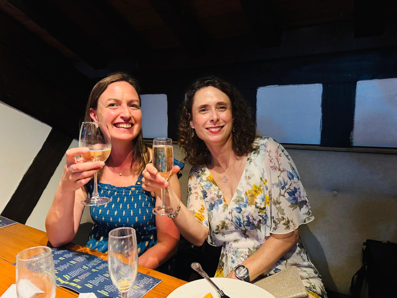 Abi Thompson and Christine Smith