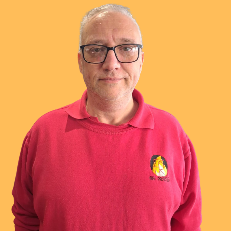 Mark Grogan, from FR Fire Protection Services head and shoulders profile photo
